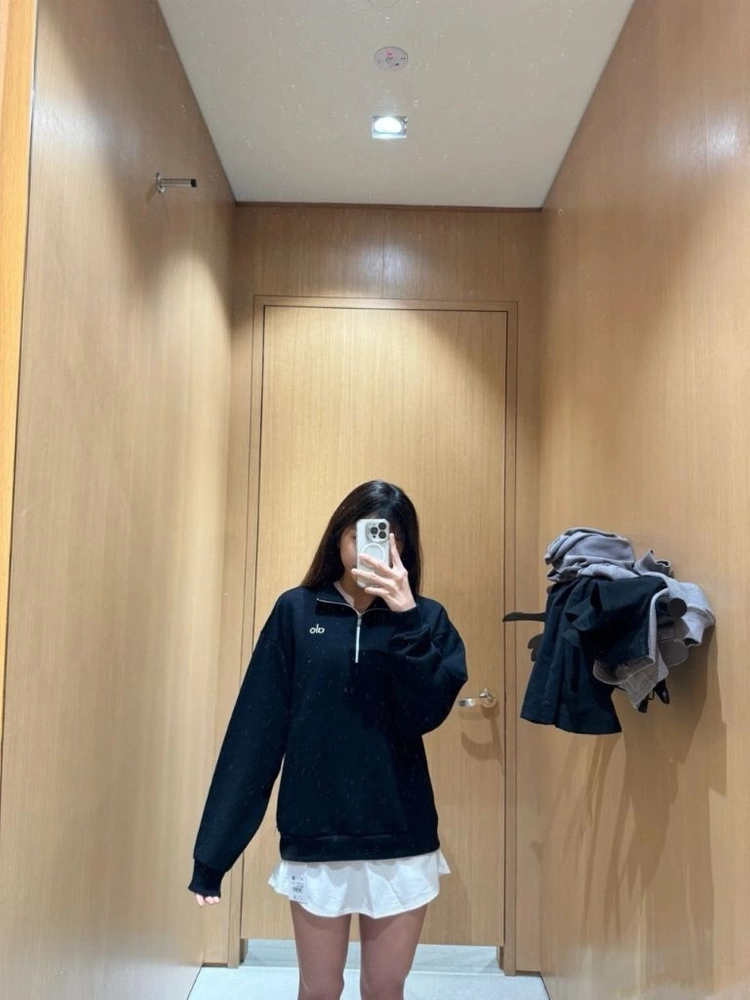 알로 기모 반집업 병행수입 이미지