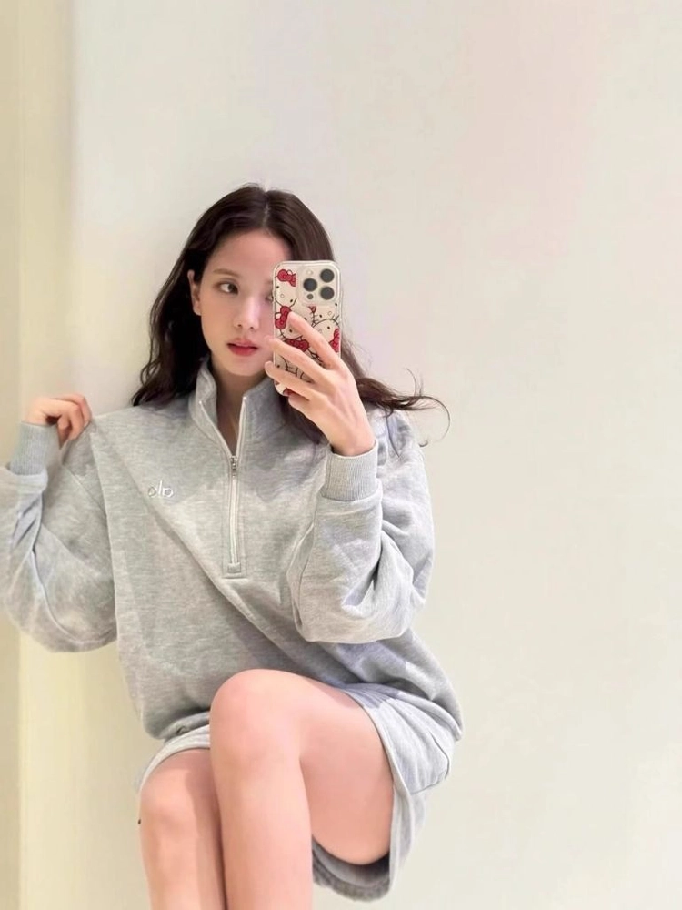 알로 기모 반집업 병행수입 이미지