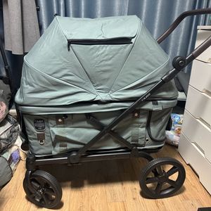 피카고 크로스웨건 포레스트그린 대형견유모차 다견유모차