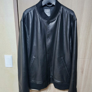 띠어리 램 레더 바시티 자켓 XL theory lamb supreme