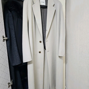 24fw 타임옴므 캐시미어 블랜드 싱글코트 105(에크루)