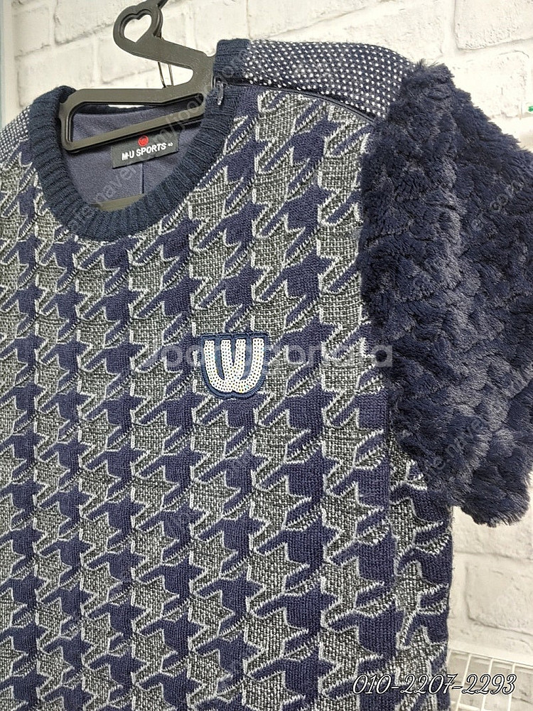 MU 여성골프니트 55 니트반팔티 여성골프웨어 WB38--1