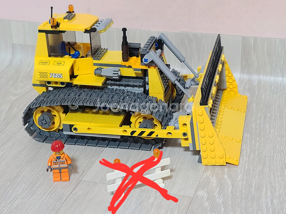 레고 7685 불도저--2
