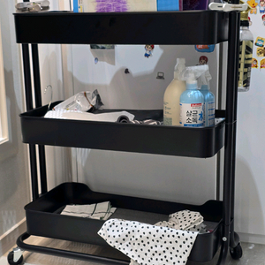 코스트코 3단 롤링카트 이동식 손잡이