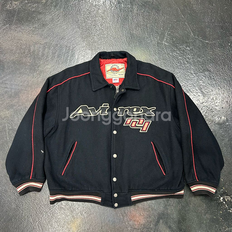 아비렉스 빈티지 바시티 자켓--4