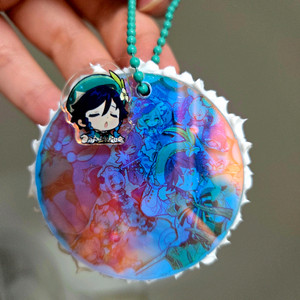 원신 홀로그램 아크릴 키링