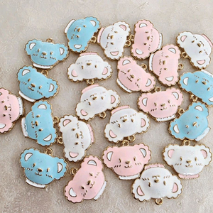 금속 펜던트 코알라 3색 22개 일괄