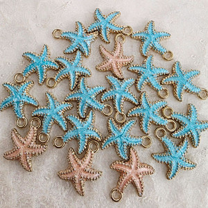 금속 펜던트 불가사리 2색 22개 일괄