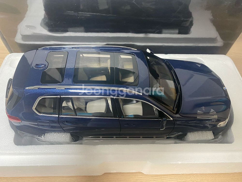 1:18 Kyosho BMW X7 Phytonic Blue (아크릴케이스 포함)--1