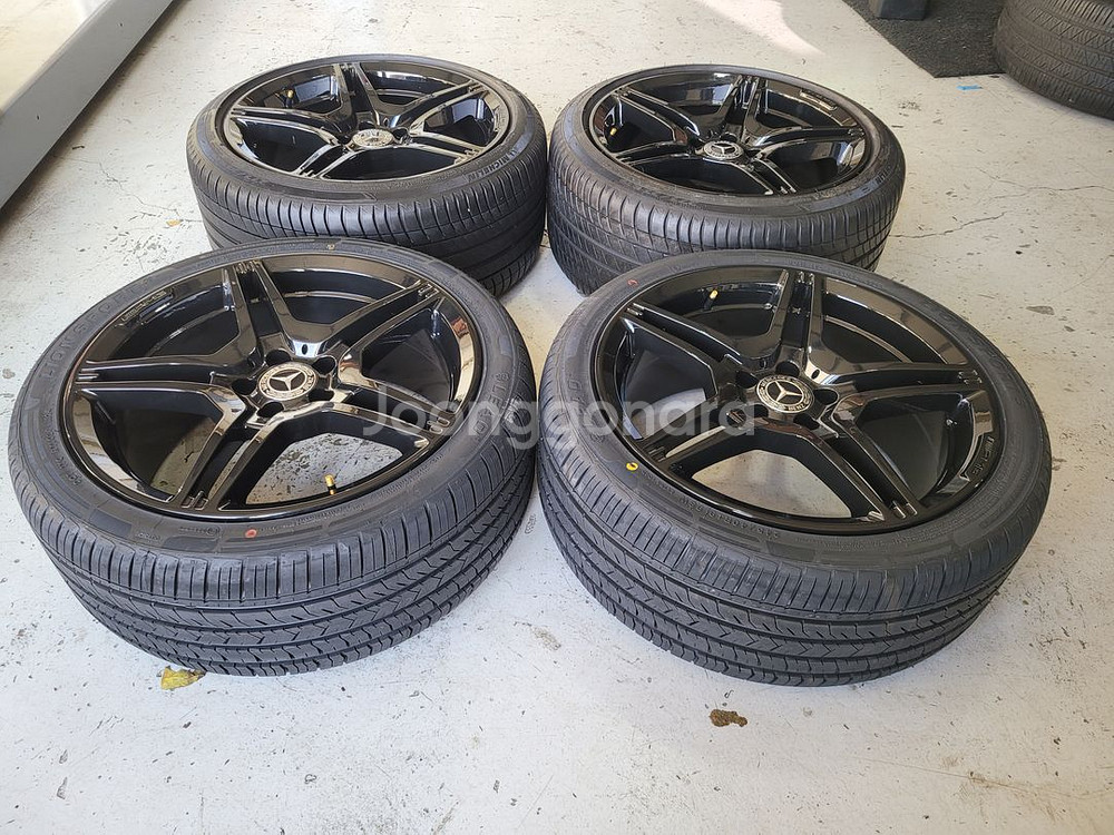 벤츠E63AMG 스타일 카피19인치 휠타이어 한대분--2