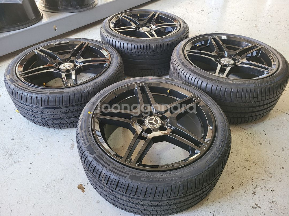 벤츠E63AMG 스타일 카피19인치 휠타이어 한대분--3