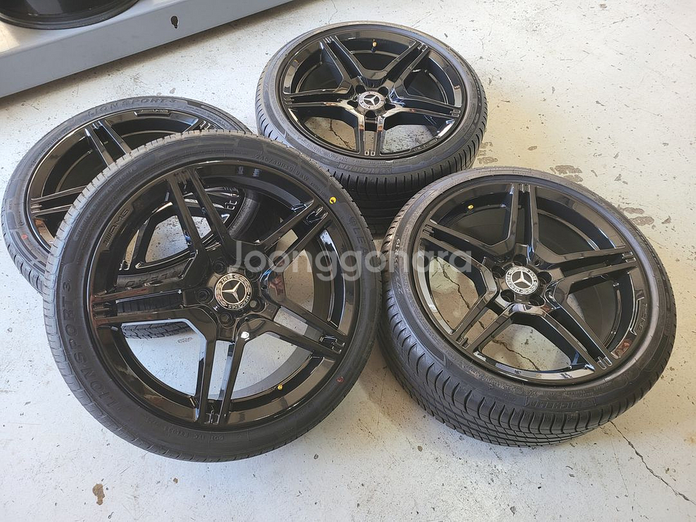 벤츠E63AMG 스타일 카피19인치 휠타이어 한대분--6