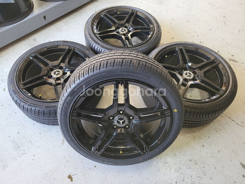 벤츠E63AMG 스타일 카피19인치 휠타이어 한대분--4