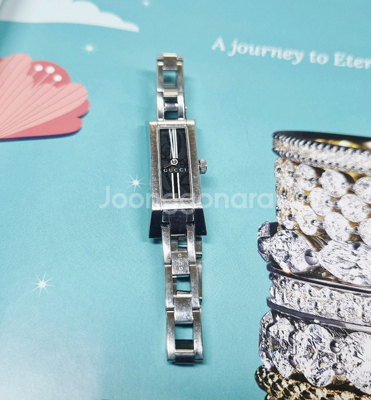 정품 구찌 110 여자메탈시계--2