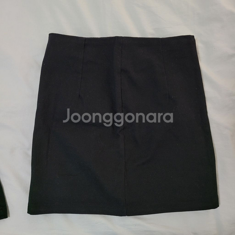 일괄 육육걸즈 지퍼 미니스커트 블랙 2개 S--4