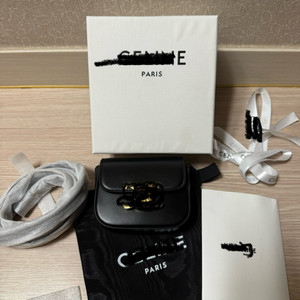 가죽 미니크로스백/새제품