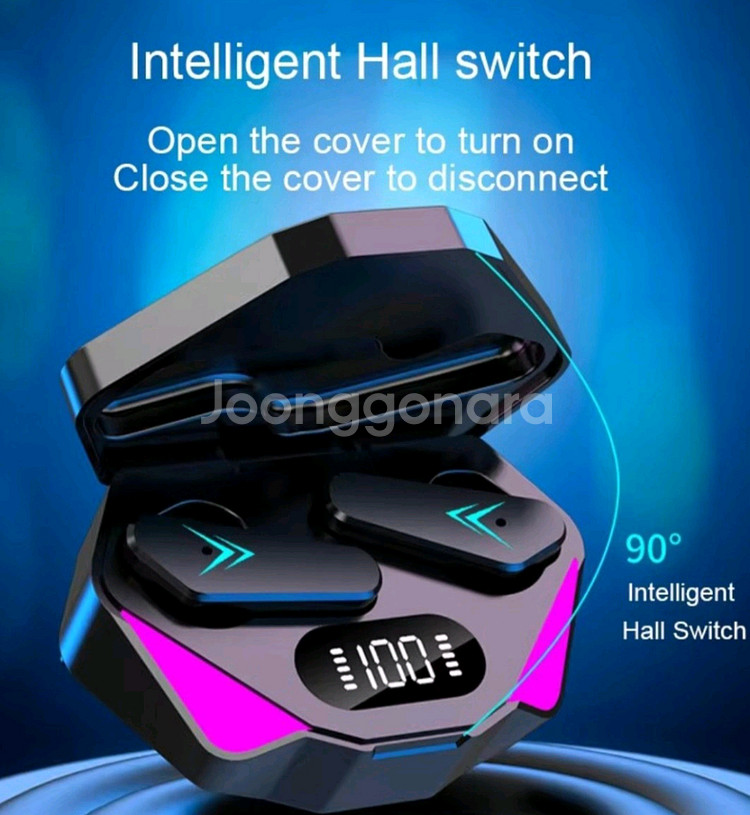 개구리 블루투스 이어폰 새상품--1