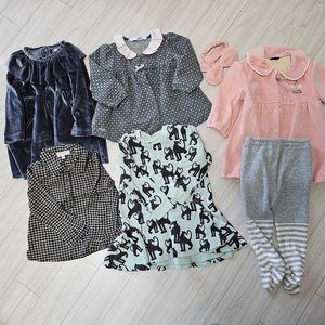 여아 80사이즈 의류 세트