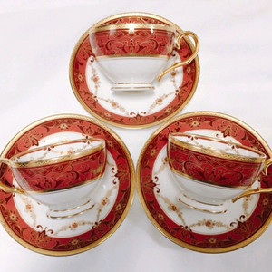 [2조일괄가,개별가능]빈티지 노리다케 100주년 기념 퀸즈 헤리티지 찻잔 겸 커피잔