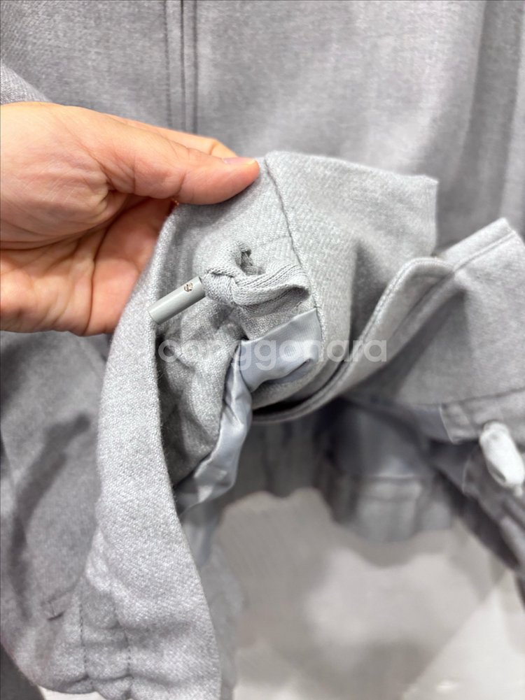 올앤썬드리 후드 모직자켓--4