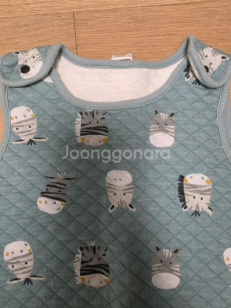 소폴리니 삼중직 누빔 슬립쌕 수면조끼 M (4세)--2