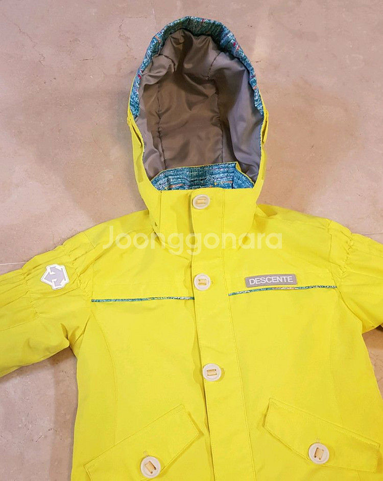 주니어 스키복 상하세트 130 (데상트 자켓 130 + 콜롬비아 S)--2