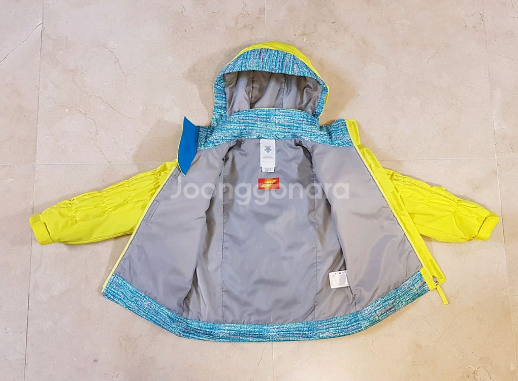 주니어 스키복 상하세트 130 (데상트 자켓 130 + 콜롬비아 S)--6