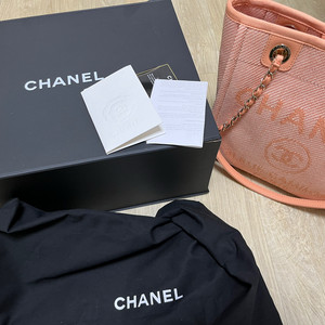 샤넬 도빌백 스몰 코랄