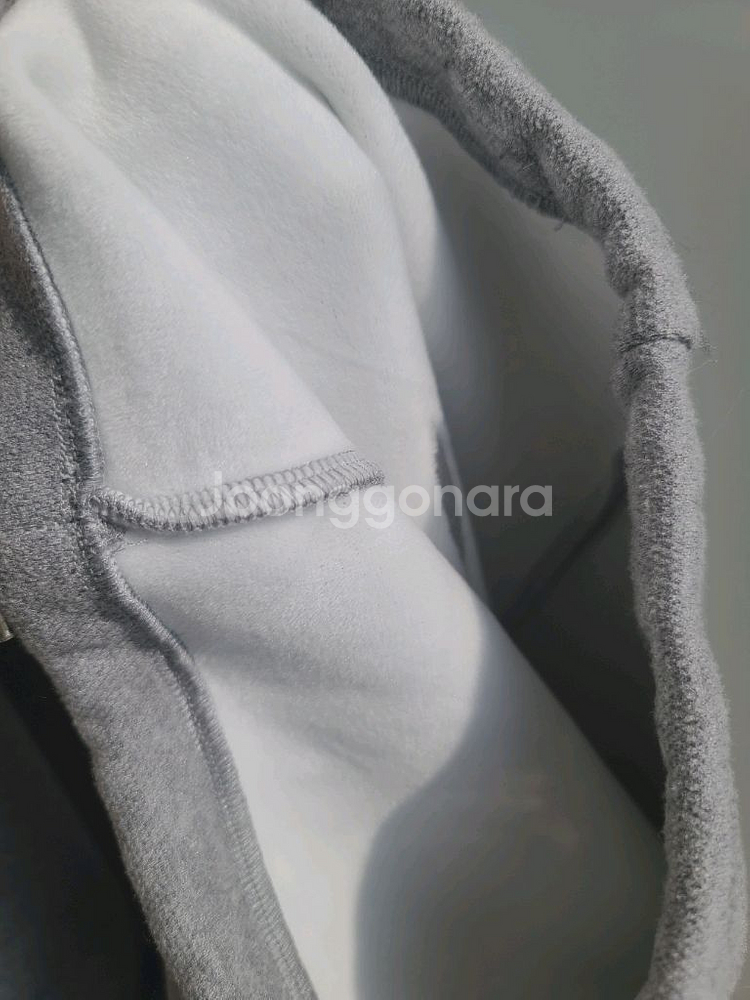 에잇세컨즈 회색 와이드 기모바지 파라슈트 팬츠 트레이닝복 츄리닝 / 자라 망고 아디다스 나이키 코스--5