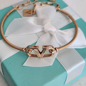 18k 핑크골드 팔찌