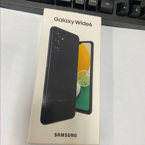 미개봉 새제품 SK 갤럭시와이드6 블랙 128GB 풀박스 선물용