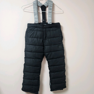 140사이즈 웰튼 검정색 그레이멜빵 스키복 바지