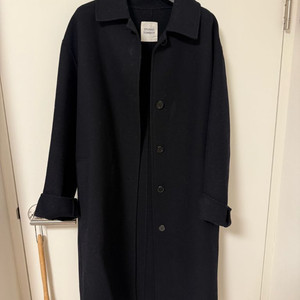 톰보이 다크네이비 핸드메이드코트 모50%