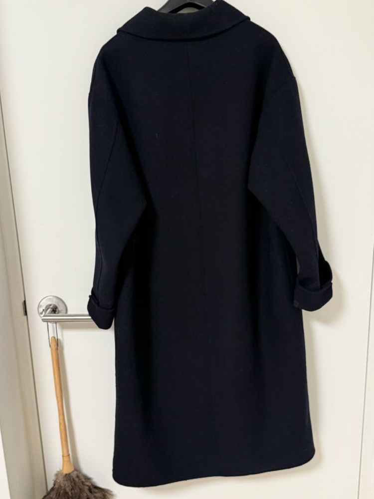 톰보이 다크네이비 핸드메이드코트 모50%--3