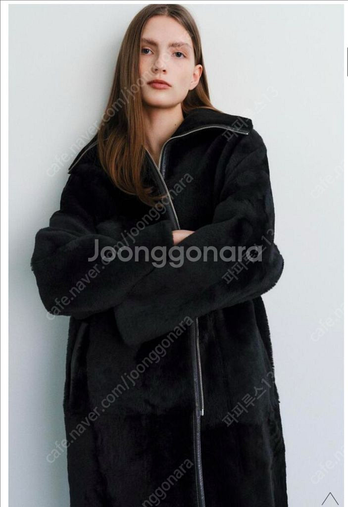 원모어띵 캄포 시어링 코트 CAMPO SHEARLING COAT 1회 잠깐 착용 거의 새옷 저렴 판매 - 택배비 포--9