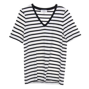 코스 스트라이프 반팔 티셔츠