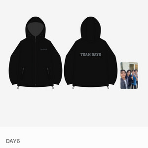 원가양도 데이식스 바람막이 팀데이식스 포카포함 포토카드 윈드브레이커