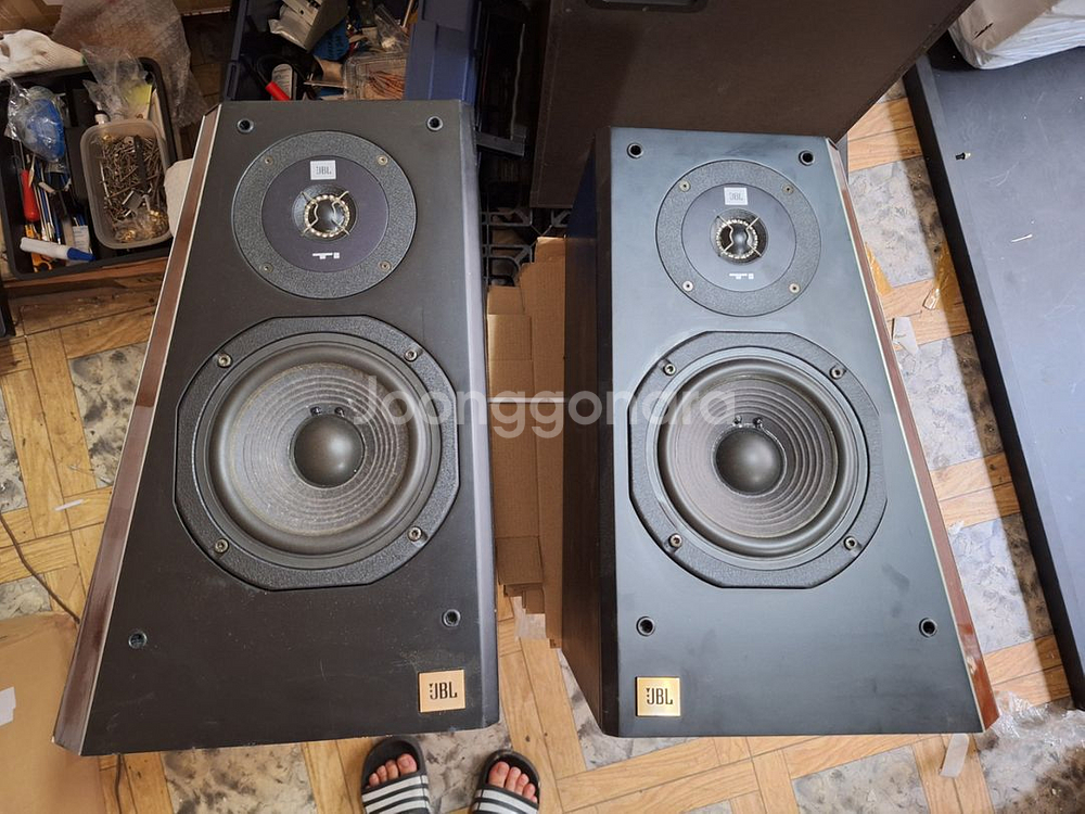 JBL 빈티지 스피커 1조 TI-1000 레트로 오디오 인테리어 카페 가게 매장 북쉘프 니어필드 하이파이--2