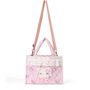 산리오 챠미 화이트프릴 가방