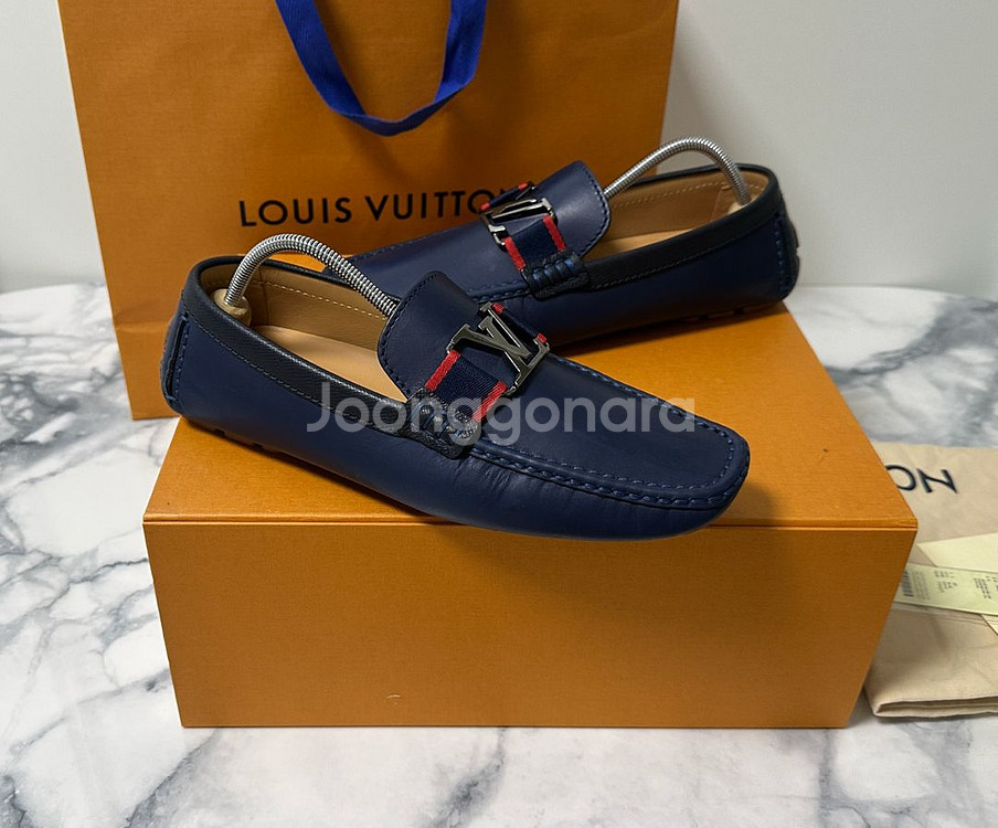 [7.5] 루이비통 남성 드라이빙 로퍼 구두--1