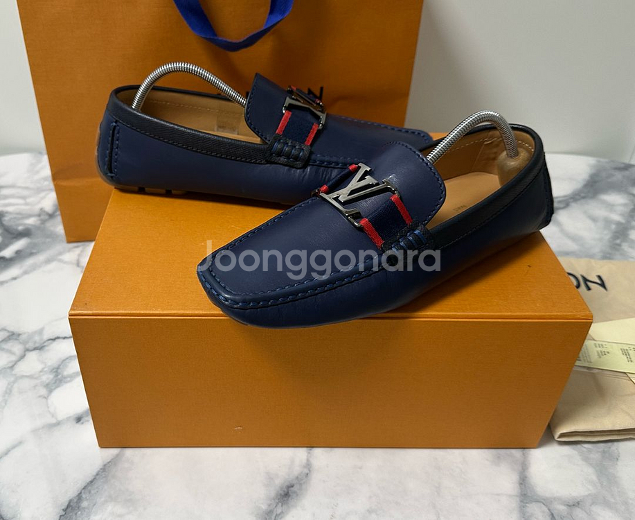 [7.5] 루이비통 남성 드라이빙 로퍼 구두--0