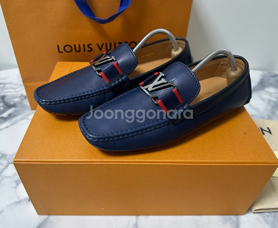 [7.5] 루이비통 남성 드라이빙 로퍼 구두--3