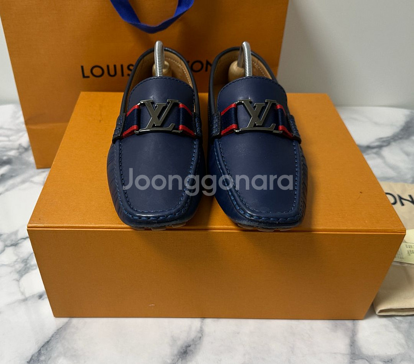 [7.5] 루이비통 남성 드라이빙 로퍼 구두--2