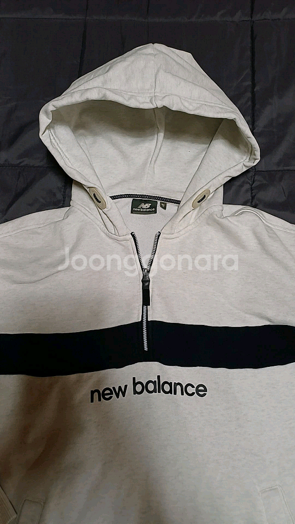 뉴발란스 반집업 오버핏후드 95 여성77 가슴57 기장65--1