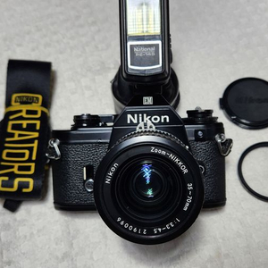 니콘EM(A급), LR44 2개기능노출OK, 렌즈35~70.