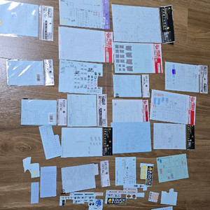 건담 건프라 습식데칼 등 일괄