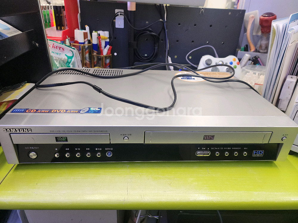 삼성 DVD/VHS 콤보플레이어 SV-DVD831HD--0