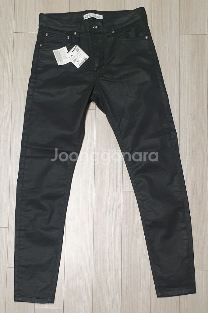 자라 스키니 블랙진 텍달린 새상품--0