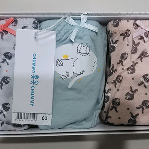 여아 팬티 3종 세트 60호