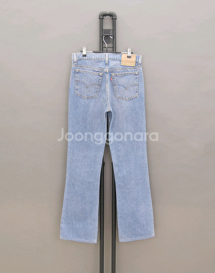 리바이스 90s 미국제조 517-7417 워시드블루 부츠컷데님 31인치 90년대 빈티지 청바지 벨바텀 플레어 LVC--2